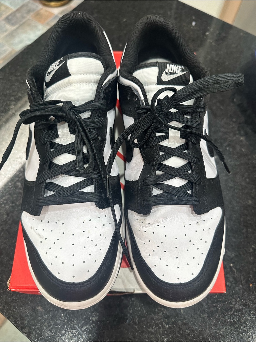 Nike Black and White Low-Top Sneakers